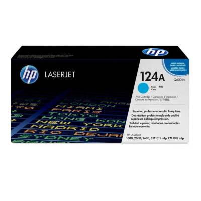 HP 124A-Q6001A Mavi Orijinal Toner - 1