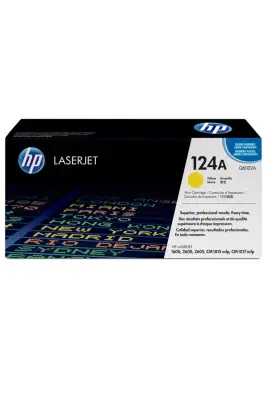 HP 124A-Q6002A Sarı Orijinal Toner - 1