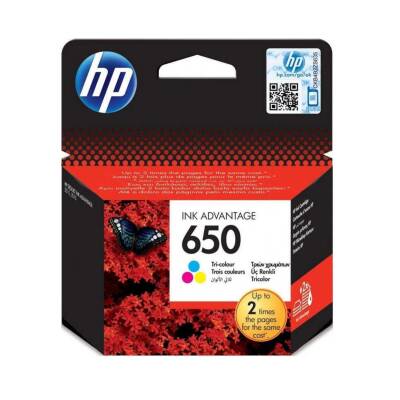 Hp 650-CZ102AE Renkli Orijinal Kartuş - 1