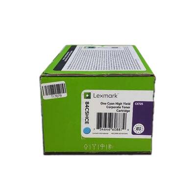 Lexmark Cx725 - 84C5Hke Mavi Fotokopi Toneri Yüksek Kapa - 1