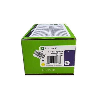 Lexmark Cx725 - 84C5HYE SARI Fotokopi Toneri Yüksek Kapa - 1